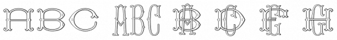 MFC Baelon Monogram Font Preview