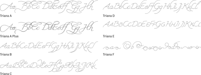 Triana Font Preview