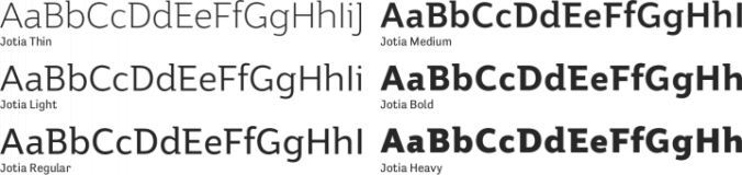 Jotia Font Preview