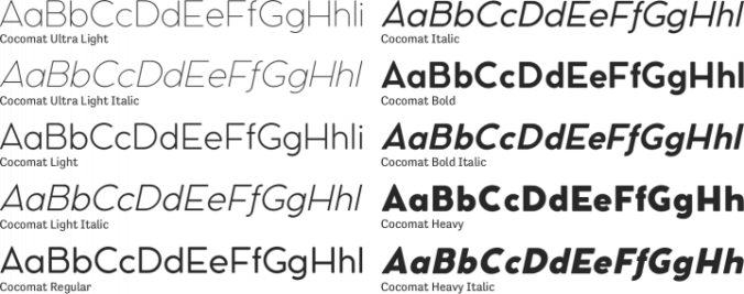 Cocomat Font Preview