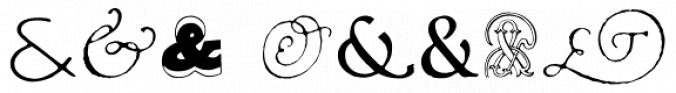 Ampersands Font Preview