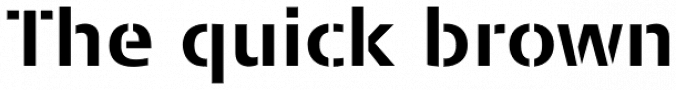 FF Signa Stencil Font Preview