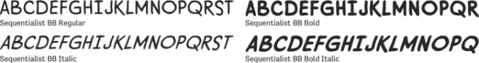 Sequentialist BB Font Preview