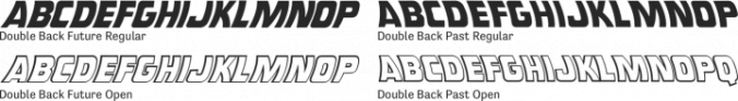 Double Back font download