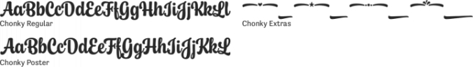Chonky Font Preview