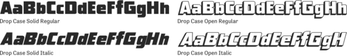 Drop Case font download