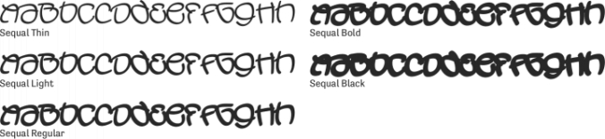 Sequal Font Preview
