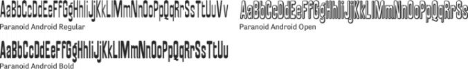 Paranoid Android font download