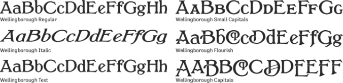 Wellingborough Font Preview