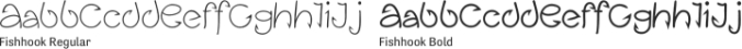 Fishhook Font Preview