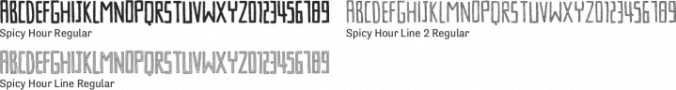 Spicy Hour Font Preview