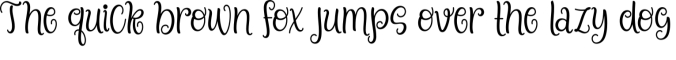 Funky Swirly Font Preview