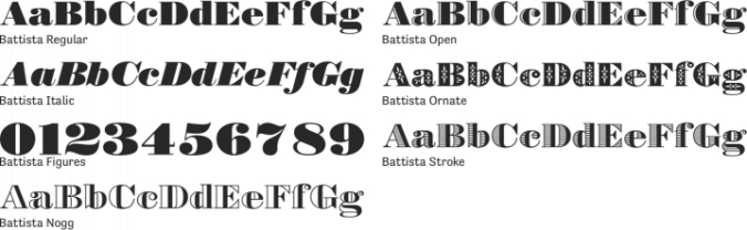 Battista Font Preview