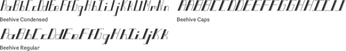 Beehive Font Preview