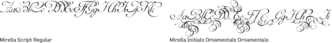 Mirella Script Font Preview