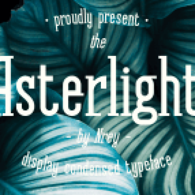 Asterlight Font Preview