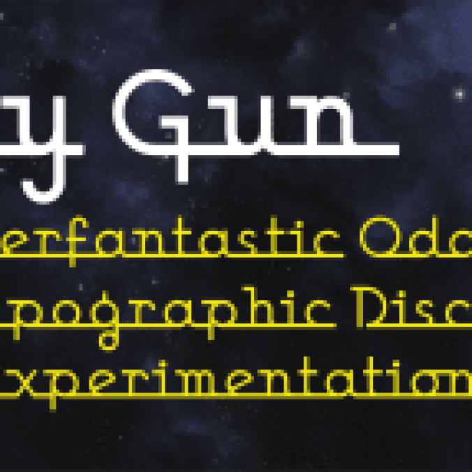 Ray Gun Font Preview