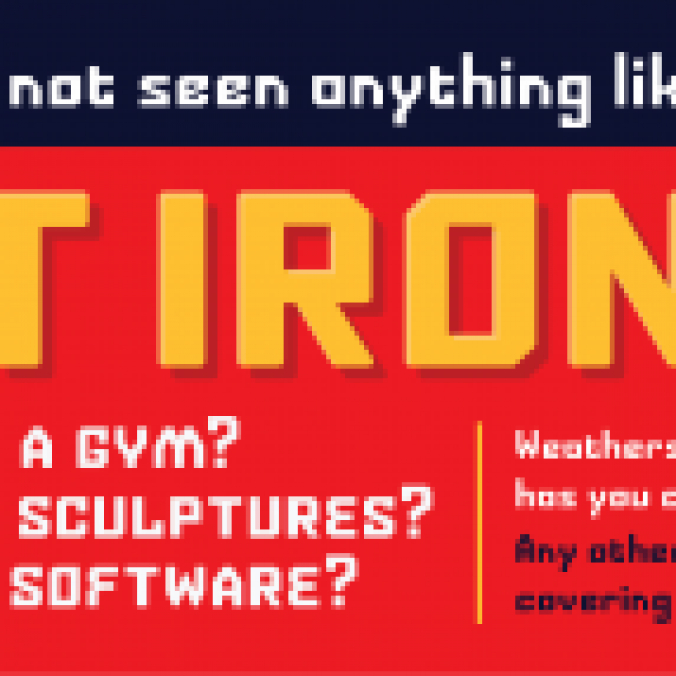 WT Iron Font Preview