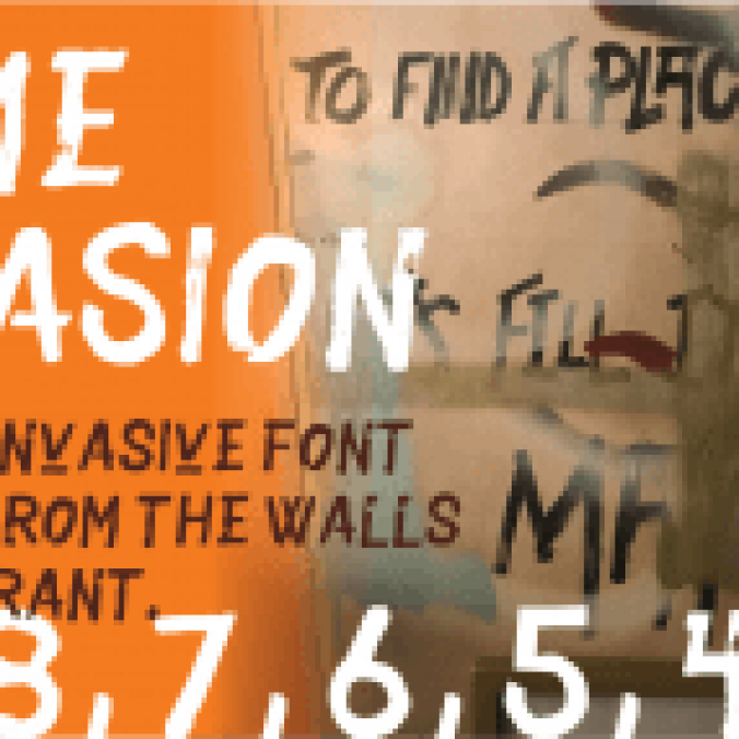 Home Invasion Font Preview