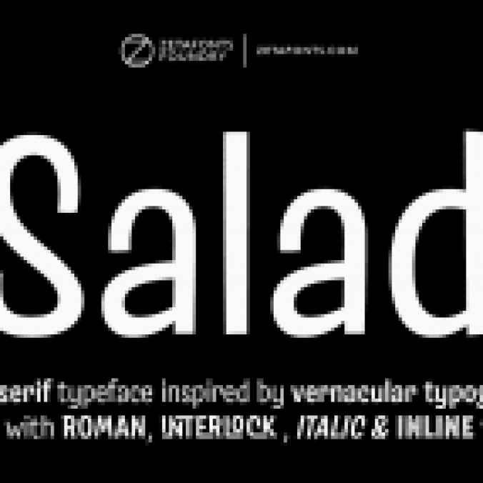 Salad Font Preview