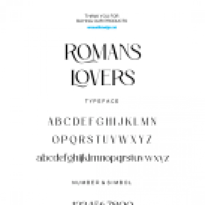 Roman Lover font download