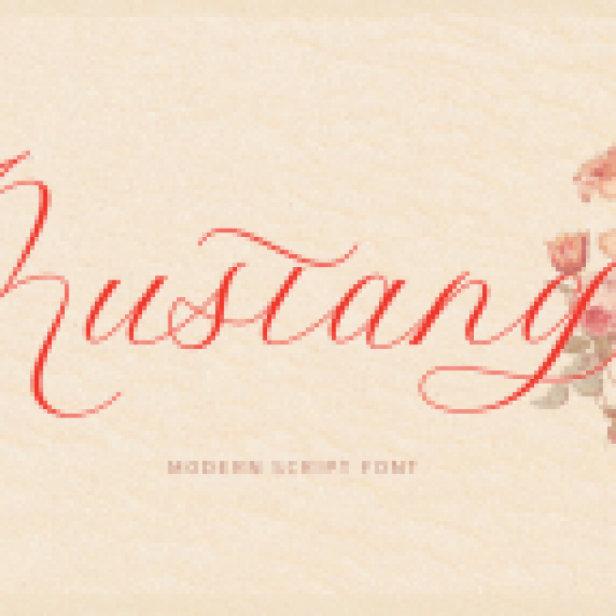 Mustang script Font Preview
