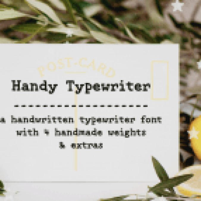 Handy Typewriter font download