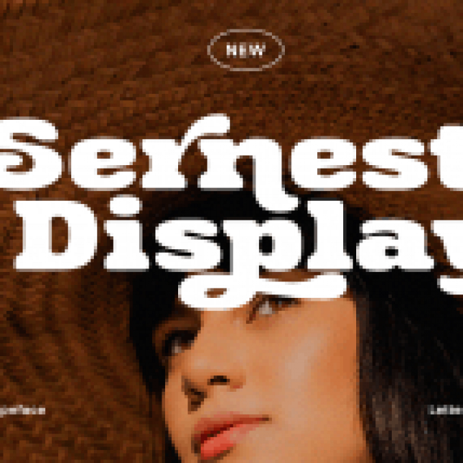 Sernest Display Font Preview