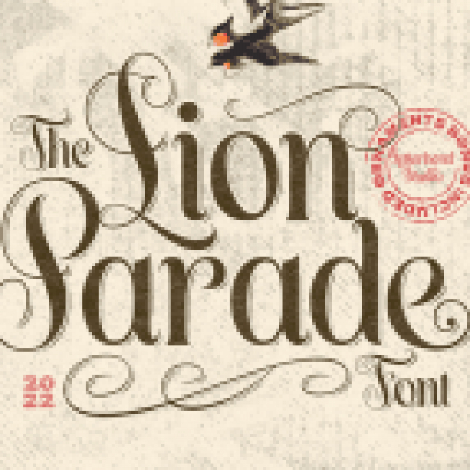 Lion Parade Font Preview
