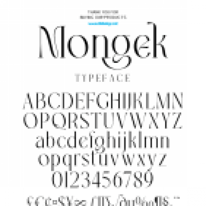 Mongek font download