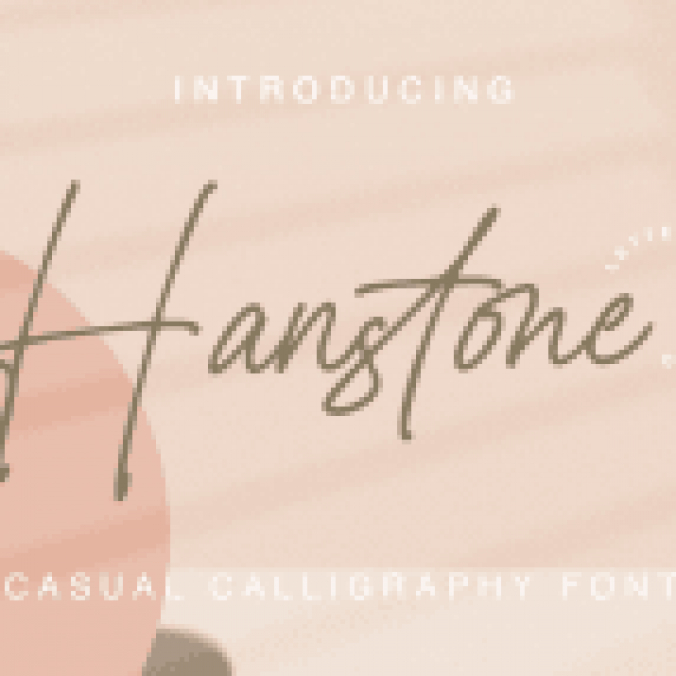 Hanstone Font Preview