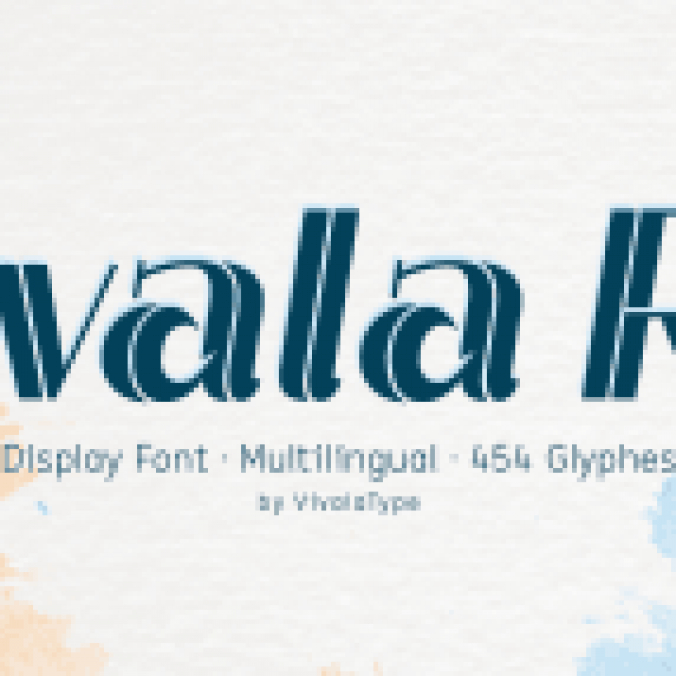 Vivala Re Font Preview