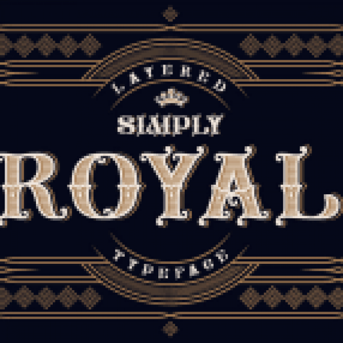 Simply Royal Font Preview