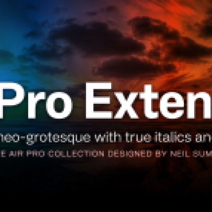 Air Pro Extended font download