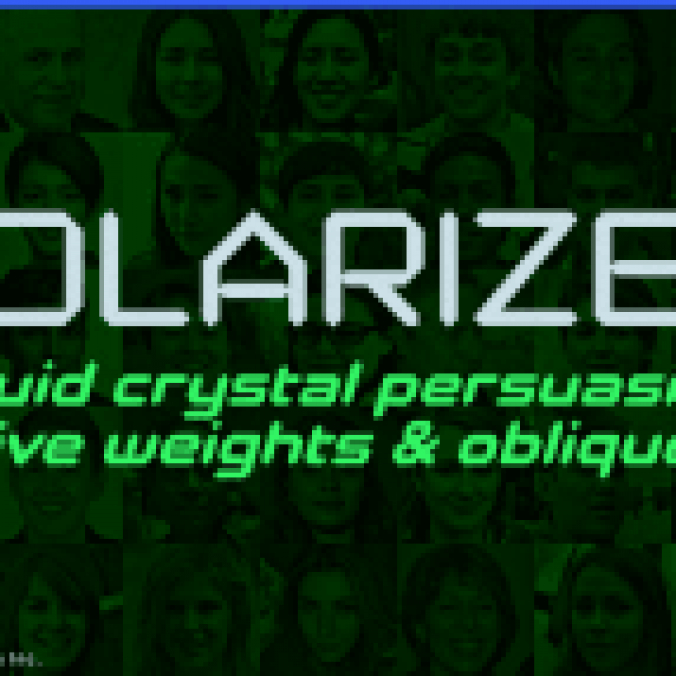 Polarized font download