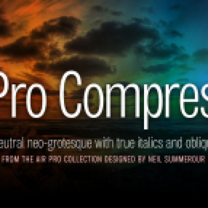 Air Pro Compressed Font Preview