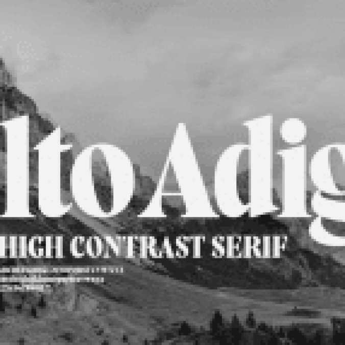 Alto Adige Font Preview