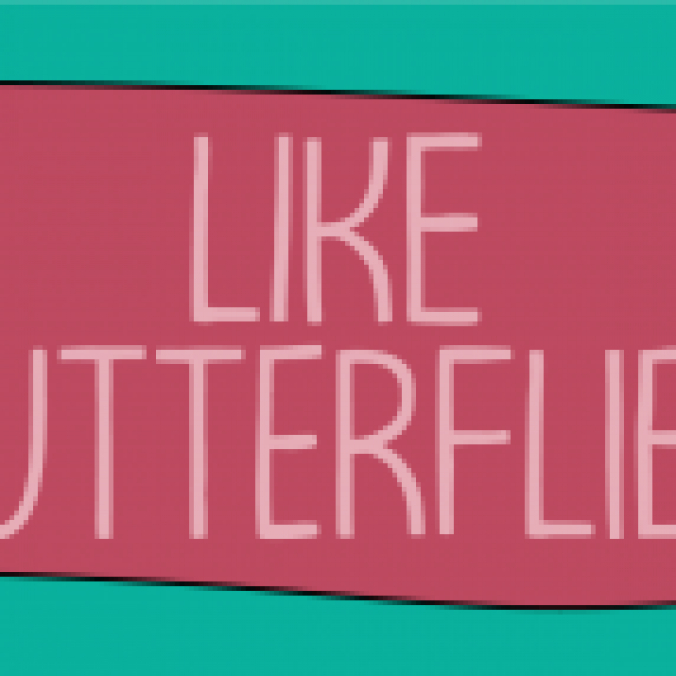 Like Butterflies Font Preview