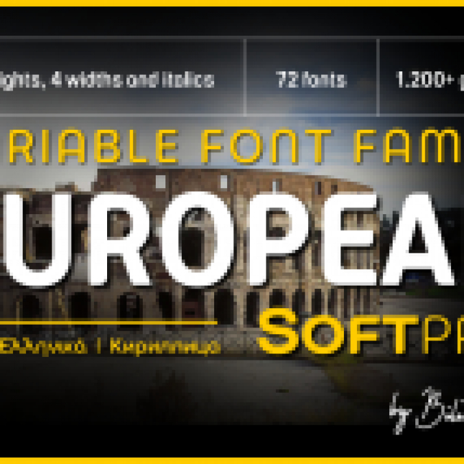 European Soft Pro Variable font download