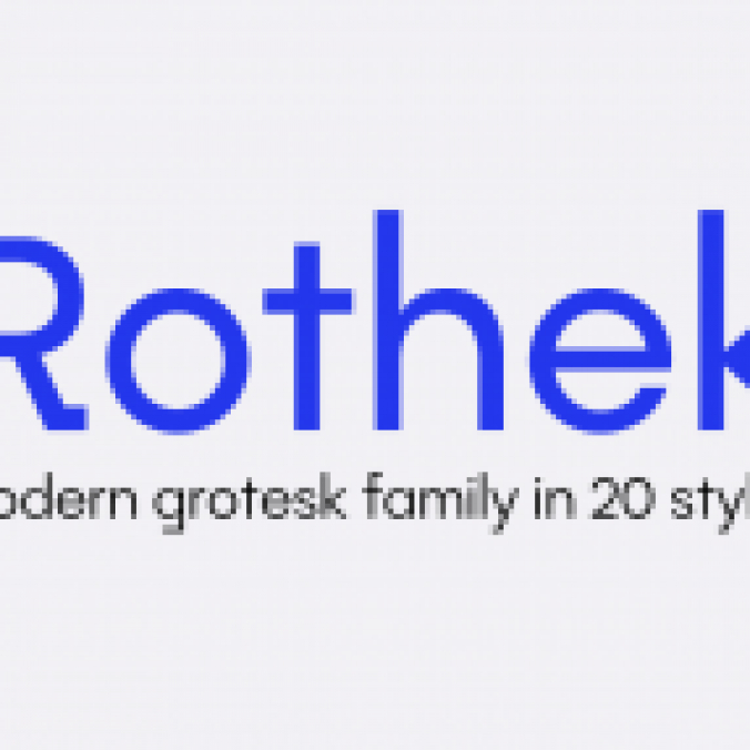 Rothek font download