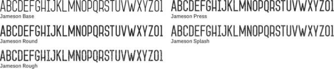 Jameson Font Preview