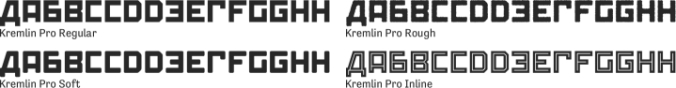 Kremlin Pro Font Preview