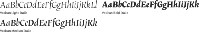 Vatican Font Preview