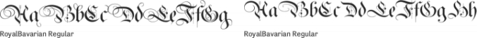 RoyalBavarian Font Preview