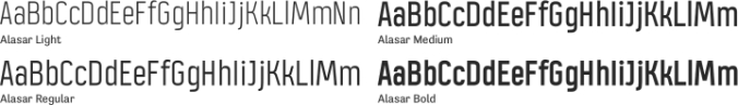 Alasar Font Preview