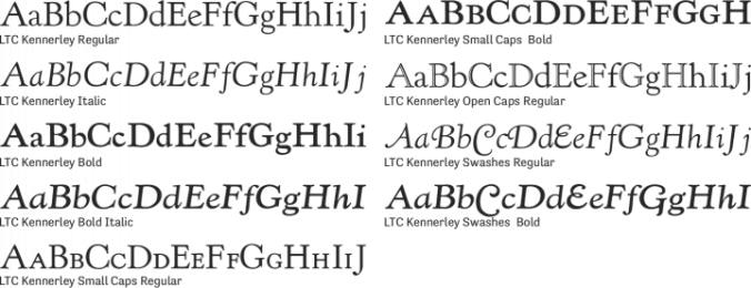 LTC Kennerley Font Preview