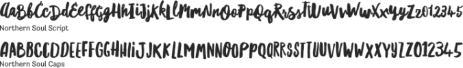 Northern Soul Font Preview