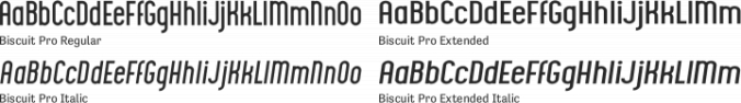 Biscuit Pro Font Preview