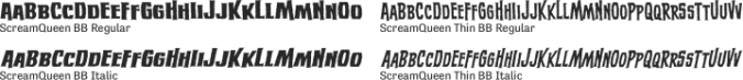 Scream Queen Font Preview