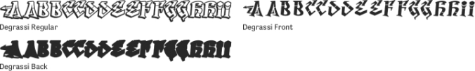 Degrassi Font Preview